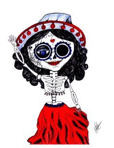 Skeleton Doll, Art by Laura Silva